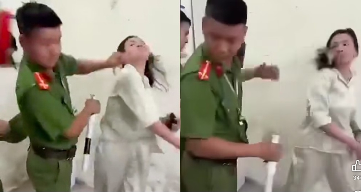 Danh t&iacute;nh người phụ nữ t&aacute;t, h&agrave;nh hung c&ocirc;ng an ở Th&aacute;i Nguy&ecirc;n, đ&atilde; r&otilde; nguồn cơn sự việc