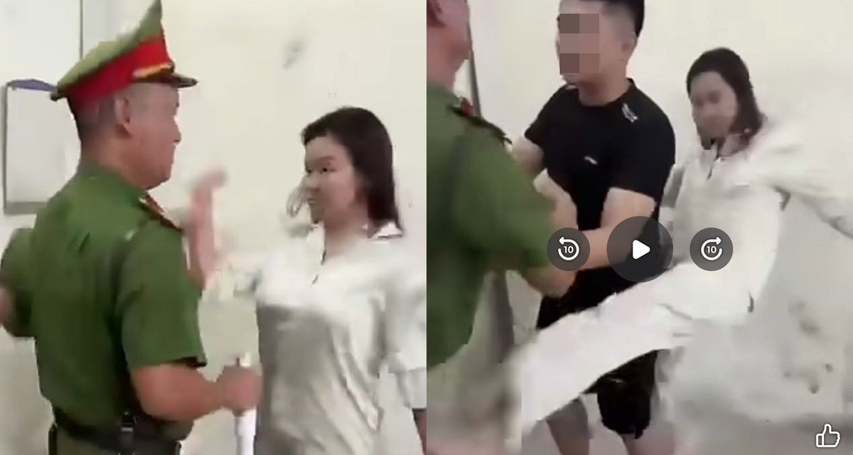 Qu&aacute; khứ kh&ocirc;ng thể che giấu của người phụ nữ tấn c&ocirc;ng c&ocirc;ng an, lộ h&agrave;nh vi bất thường trước khi bị bắt