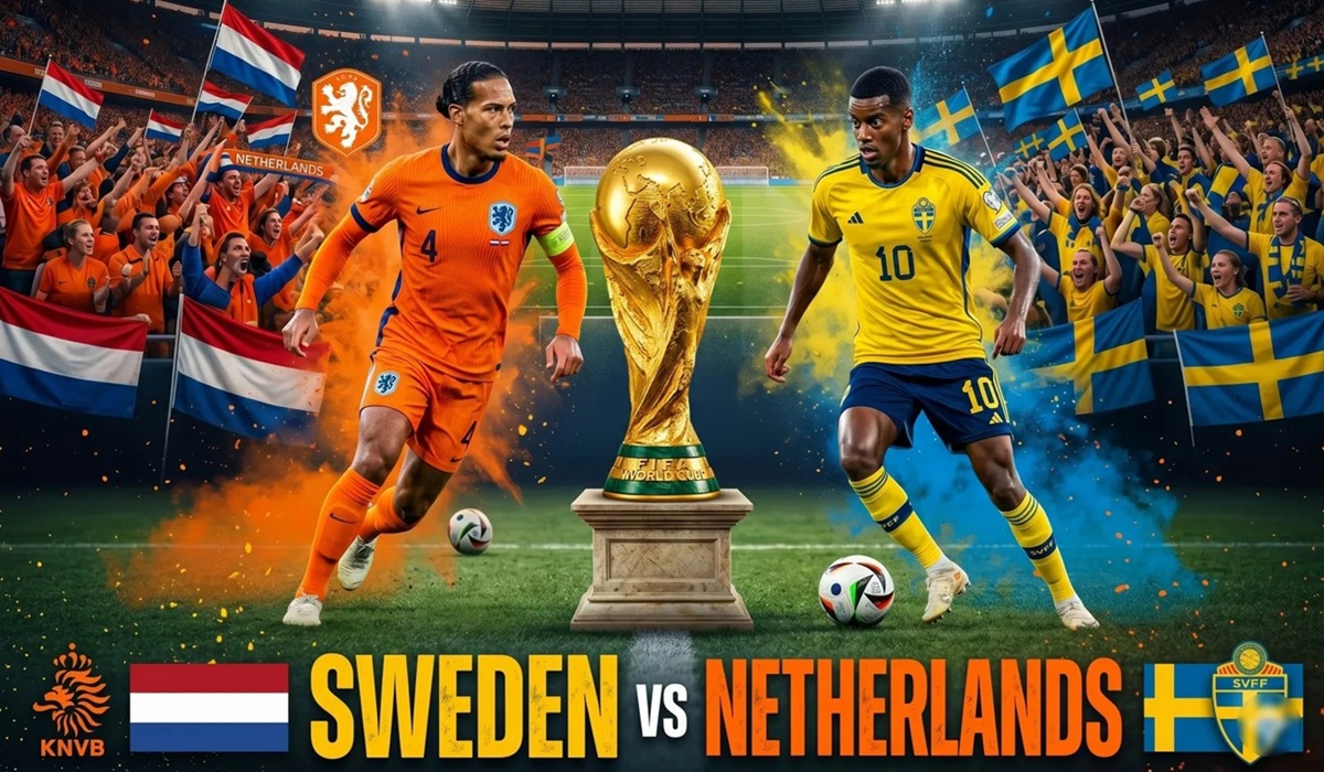 VTV trực tiếp b&oacute;ng đ&aacute; H&agrave; Lan vs Thụy Điển - Link xem trực tiếp World Cup 2026 h&ocirc;m nay 21/6