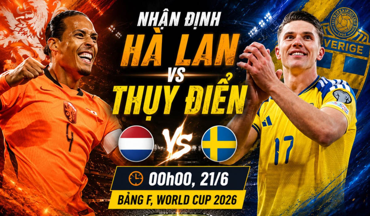Nhận định b&oacute;ng đ&aacute; H&agrave; Lan vs Thụy Điển 0h ng&agrave;y 21/6 - World Cup 2026: Gyokeres gieo sầu cho Van Dijk?