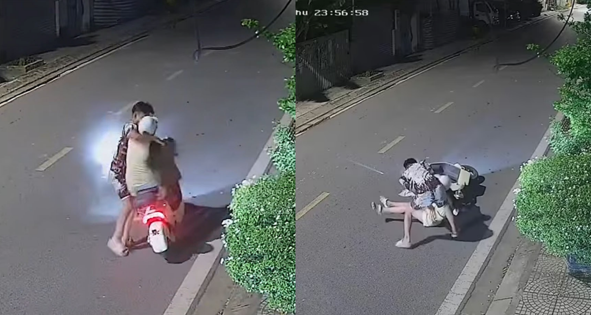Bắt giữ kẻ biến th&aacute;i vứt xe SH, chặn đường s&agrave;m sỡ c&ocirc; g&aacute;i trẻ ở Hải Ph&ograve;ng, camera ghi lại được g&igrave;?