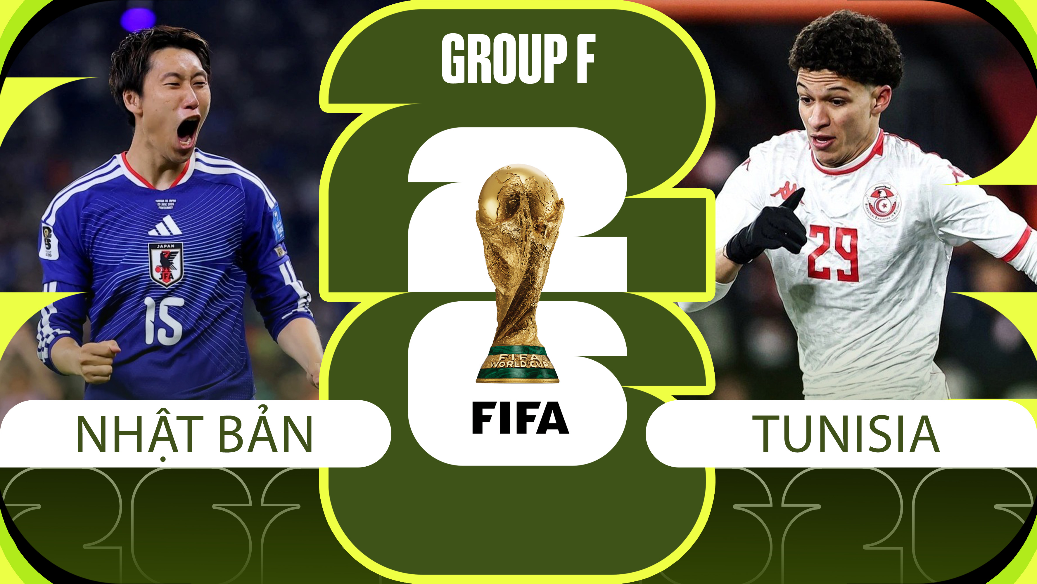Kết quả b&oacute;ng đ&aacute; Nhật Bản vs Tunisia h&ocirc;m nay 21/6 - World Cup 2026: Đại diện ch&acirc;u &Aacute; \'v&ugrave;i dập\' đối thủ 