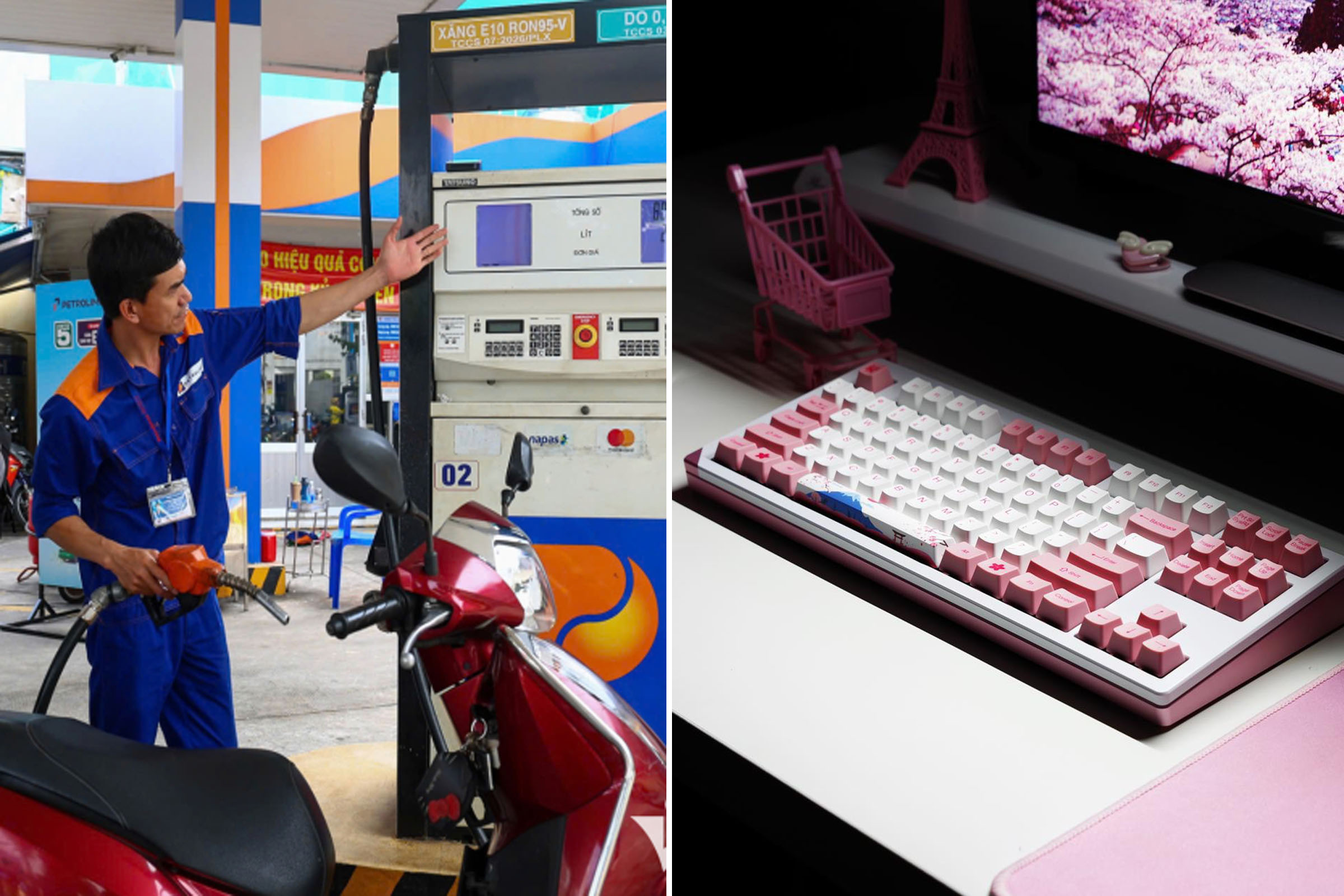 Gi&aacute; xăng dầu ng&agrave;y 22/6: Xăng RON92 giảm gần 10.000 đồng/l&iacute;t từ đỉnh, b&agrave;n ph&iacute;m gaming Akko gi&aacute; c&oacute; rẻ?