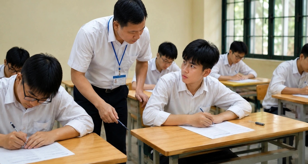 Kết quả x&aacute;c minh vụ gi&aacute;m thị gợi &yacute; th&iacute; sinh cho bạn &lsquo;xem b&agrave;i&rsquo; ở Quảng Ninh: Bộ GD&ĐT l&ecirc;n tiếng, l&yacute; do kh&ocirc;ng hủy kết quả?