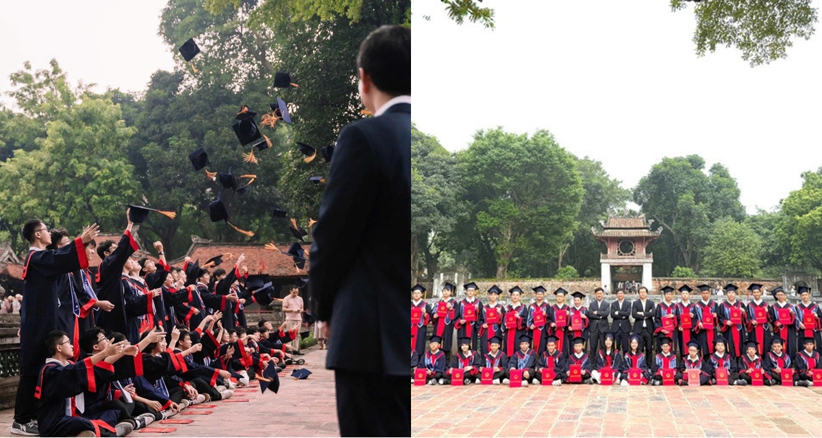 Lớp học ở H&agrave; Nội c&oacute; 100% học sinh đỗ lớp 10 chuy&ecirc;n To&aacute;n, Tin, nhiều em nhận một l&uacute;c 7 giấy b&aacute;o tr&uacute;ng tuyển