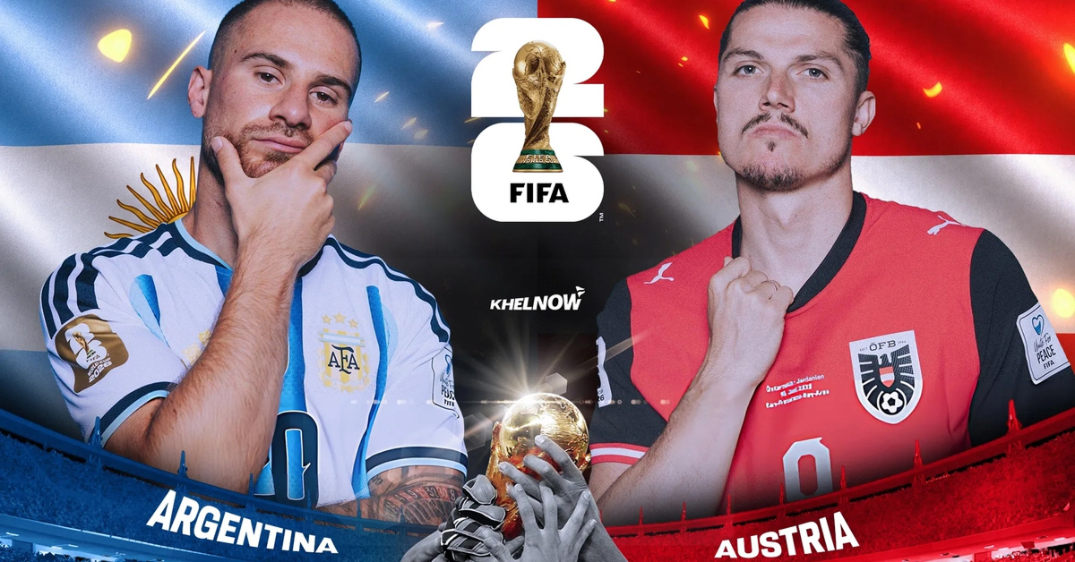 Trực tiếp b&oacute;ng đ&aacute; Argentina vs &Aacute;o, 0h ng&agrave;y 23/6 - Link xem trực tiếp World Cup 2026 tr&ecirc;n VTV6 FULLHD