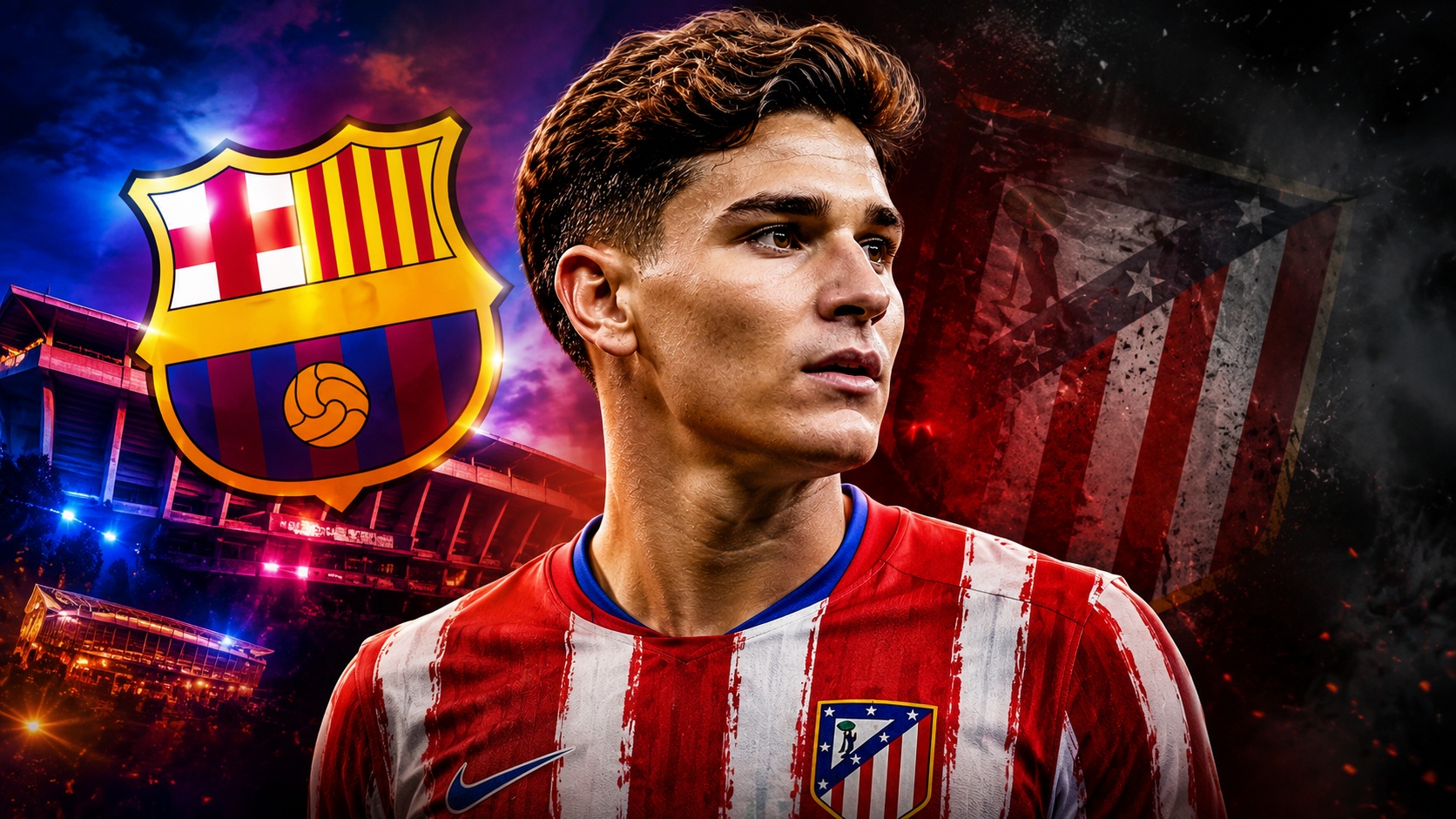 Julian Alvarez c&ocirc;ng khai đ&ograve;i rời Atletico Madrid, quyết t&acirc;m gia nhập Barcelona
