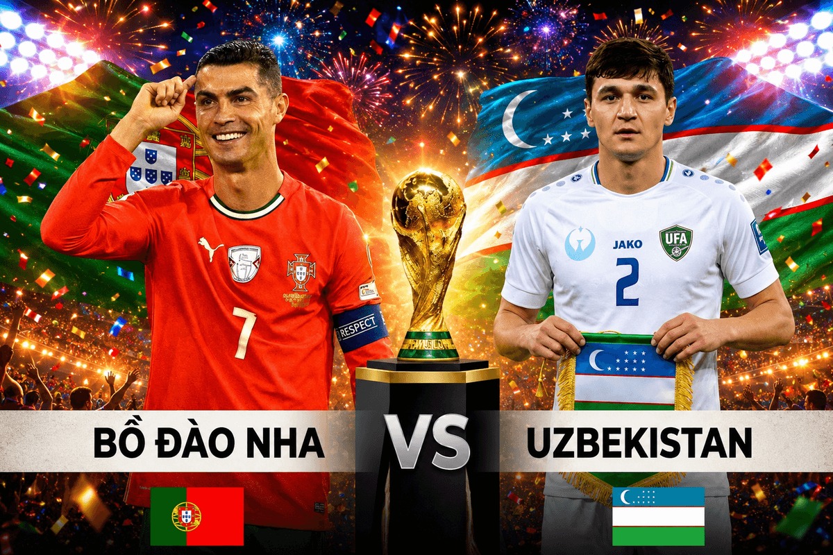 Dự đo&aacute;n kết quả, tỷ số Bồ Đ&agrave;o Nha vs Uzbekistan - World Cup 2026: Si&ecirc;u m&aacute;y t&iacute;nh b&aacute;o tin vui cho Ronaldo