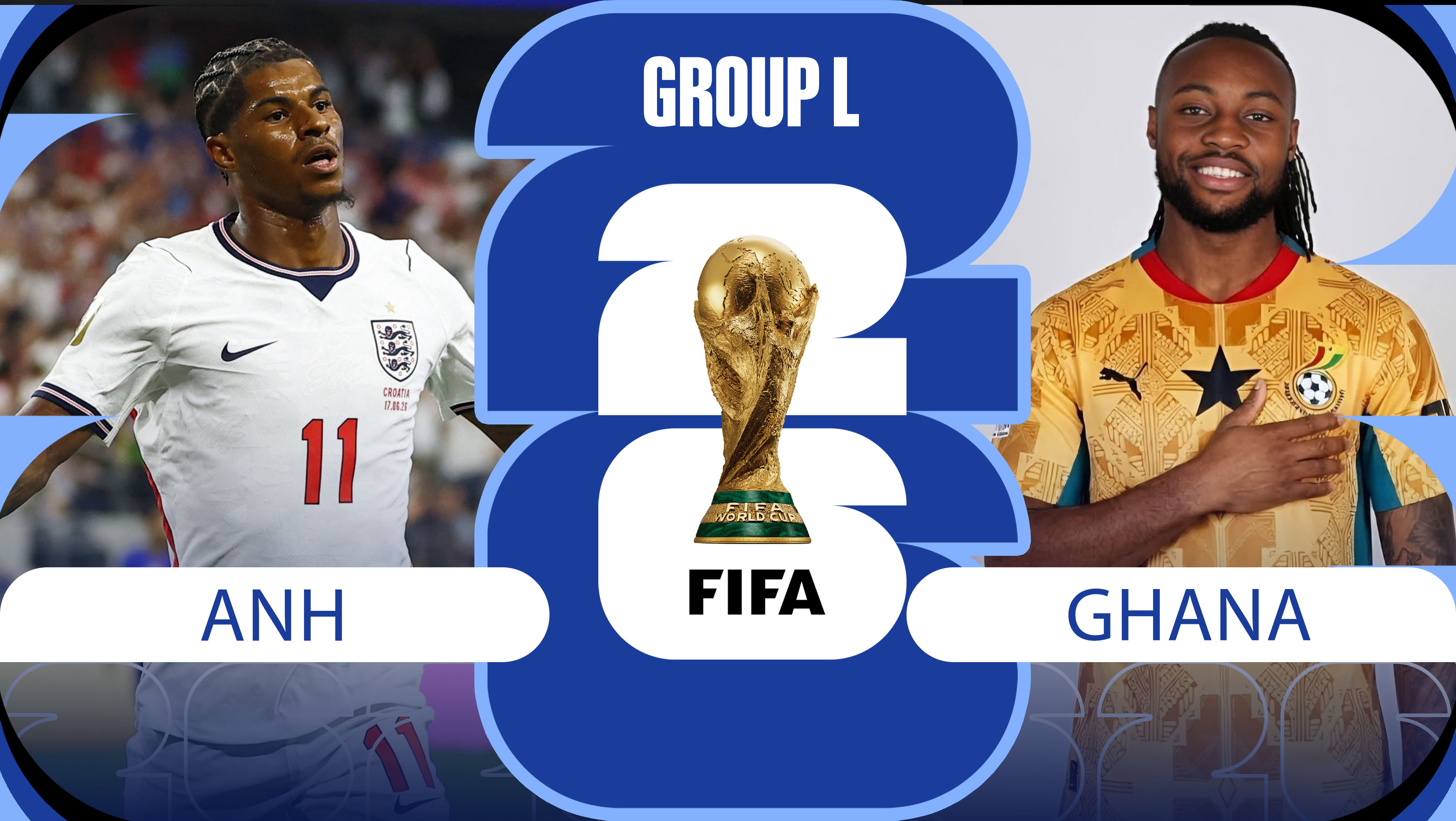 Nhận định, dự đo&aacute;n kết quả Anh vs Ghana, 3h ng&agrave;y 24/6 - World Cup 2026: Harry Kane lập cột mốc mới?