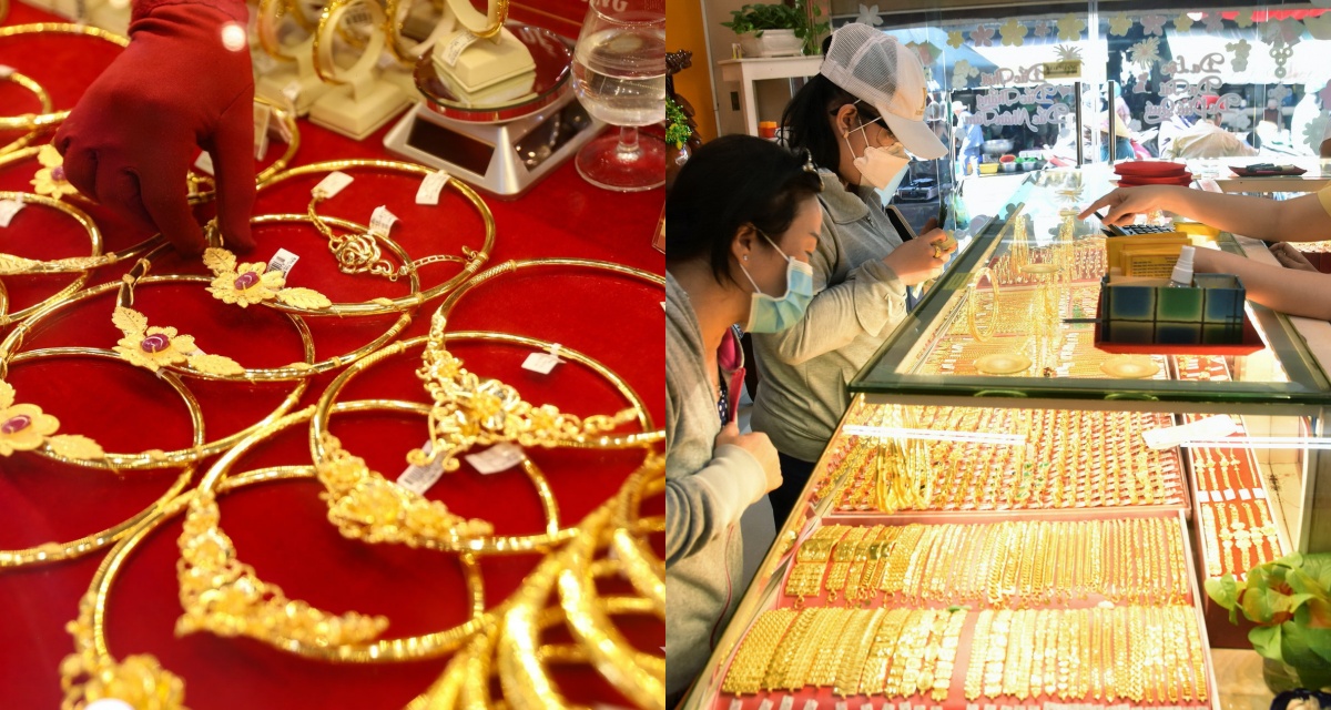 Gi&aacute; v&agrave;ng h&ocirc;m nay 23/6: V&agrave;ng SJC, nhẫn 9999 tăng 1,4 triệu/lượng, ch&ecirc;nh lệch cao khiến d&acirc;n đắn đo &lsquo;xuống tiền&rsquo; 
