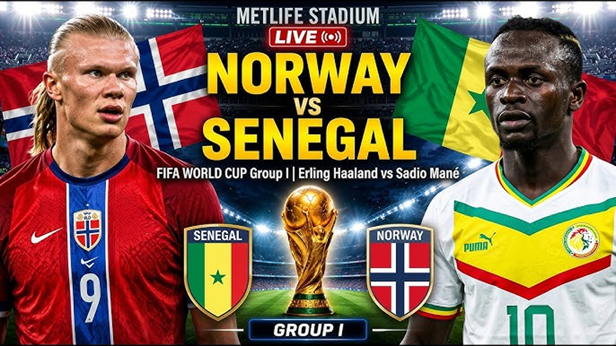 Trực tiếp b&oacute;ng đ&aacute; Na Uy vs Senegal, 7h ng&agrave;y 23/6 - Link xem trực tiếp World Cup 2026 tr&ecirc;n VTV3 HD