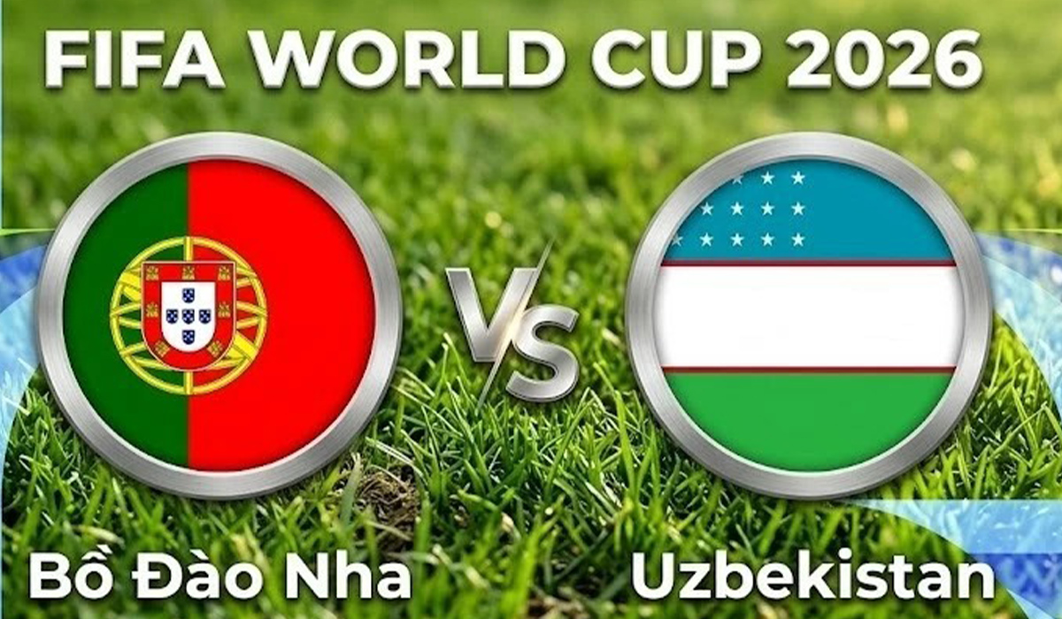 VTV6, VTV3 TRỰC TIẾP b&oacute;ng đ&aacute; Bồ Đ&agrave;o nha vs Uzbekistan ng&agrave;y 24/6 - Link xem trực tiếp World Cup 2026 mới nhất