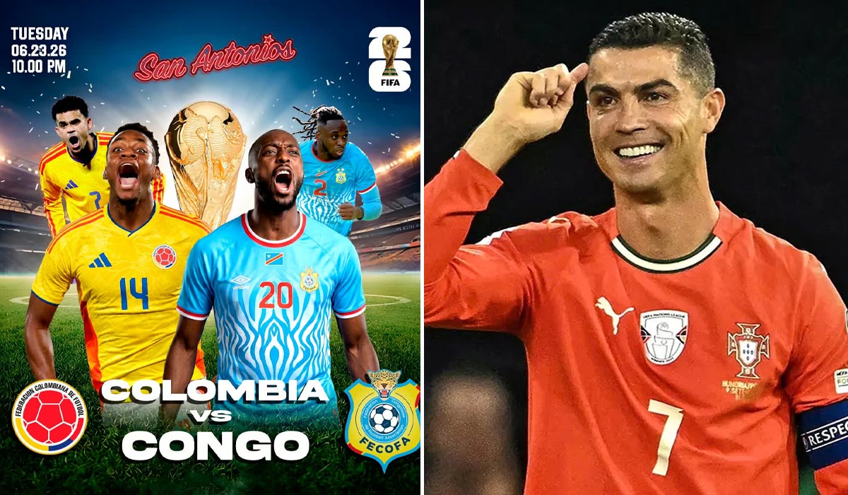 Kết quả, tỷ số Colombia vs CHDC Congo h&ocirc;m nay 24/6 - World Cup 2026: Bồ Đ&agrave;o Nha mất ng&ocirc;i đầu BXH?