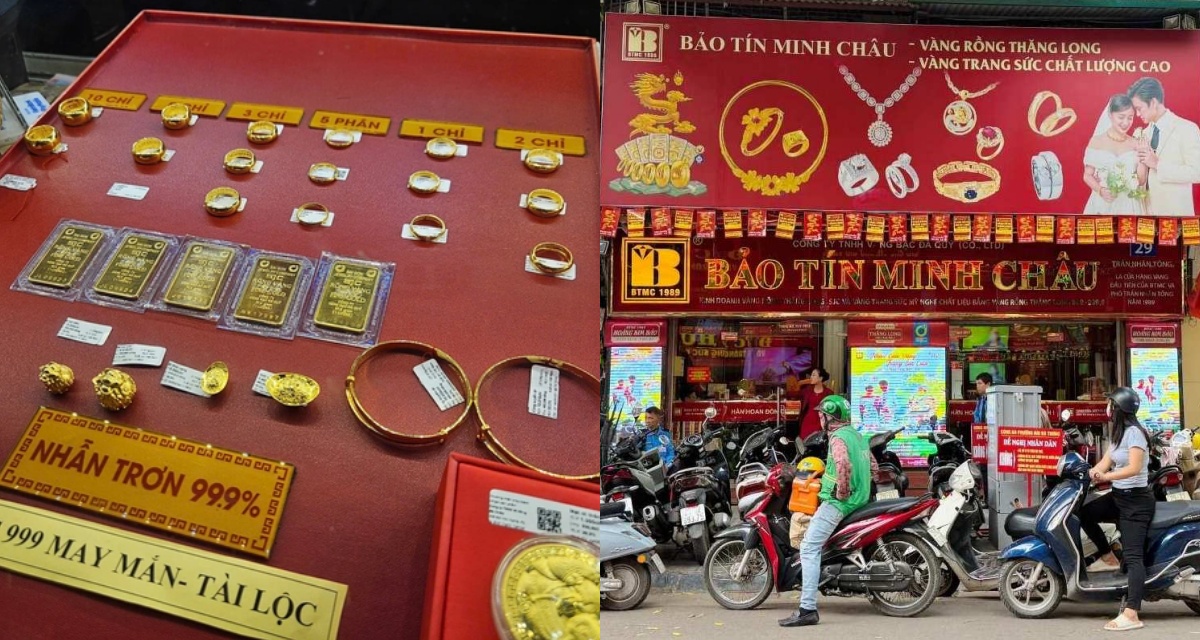 Gi&aacute; v&agrave;ng h&ocirc;m nay (chiều 24/6): V&agrave;ng SJC, nhẫn trơn, 24k, 18k sụt mạnh 2 triệu/lượng, người d&acirc;n lỗ \'kh&ocirc;ng lối tho&aacute;t\'