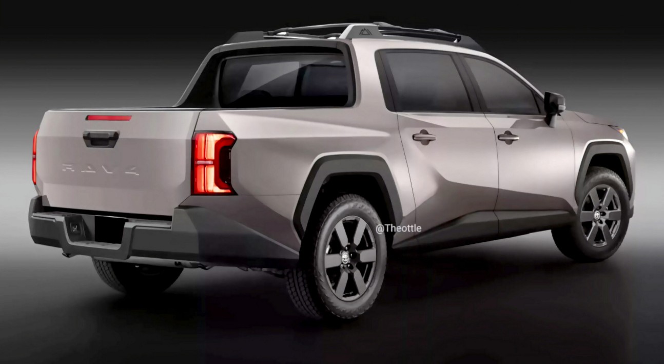 Toyota \'&uacute;p mở\' b&aacute;n tải cỡ nhỏ mới d&ugrave;ng nền tảng RAV4: Thiết kế cơ bắp như Tacoma, \'th&aacute;ch thức\' Ford Maverick