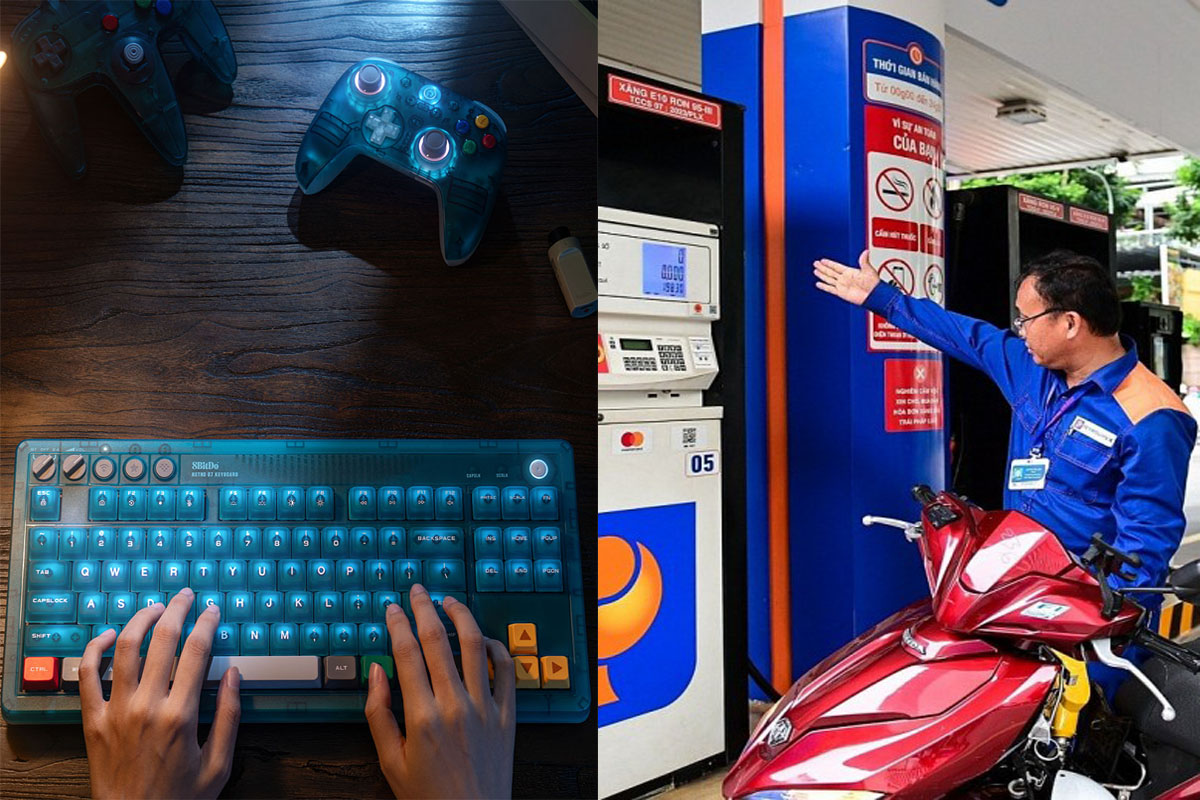 Gi&aacute; xăng dầu ng&agrave;y 24/6 ra sao trước kỳ điều h&agrave;nh mới? Bộ b&agrave;n ph&iacute;m gaming phong c&aacute;ch retro độc lạ gi&aacute; cực hời