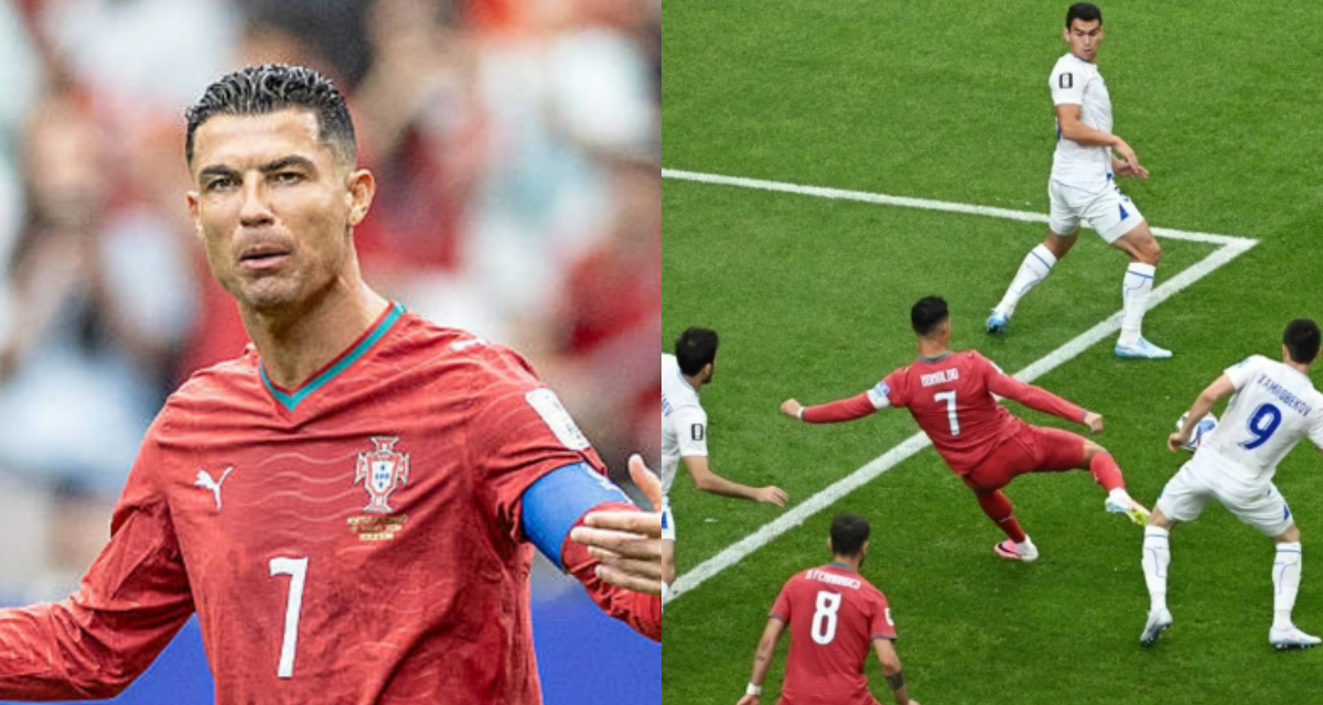 Ronaldo b&ugrave;ng nổ giữa loạt nghi ngờ: C&uacute; đ&uacute;p v&agrave;o lưới Uzbekistan gi&uacute;p CR7 \'x&ocirc; đổ\' kỷ lục World Cup