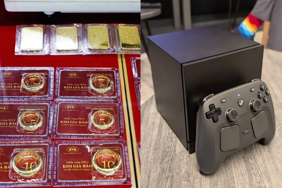 Gi&aacute; v&agrave;ng trong nước ng&agrave;y 24/6 đảo chiều, l&ugrave;i về v&ugrave;ng thấp, m&aacute;y chơi game Steam Machine mới ra mắt gi&aacute; ra sao?