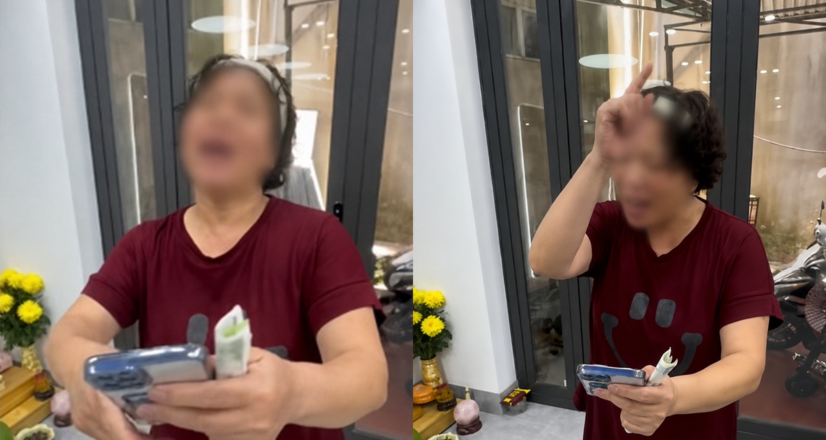 Người phụ nữ l&agrave;m t&oacute;c xong trả tiền bằng c&aacute;ch n&eacute;m xuống đất, chủ qu&aacute;n bức x&uacute;c cảm thấy bị xem thường