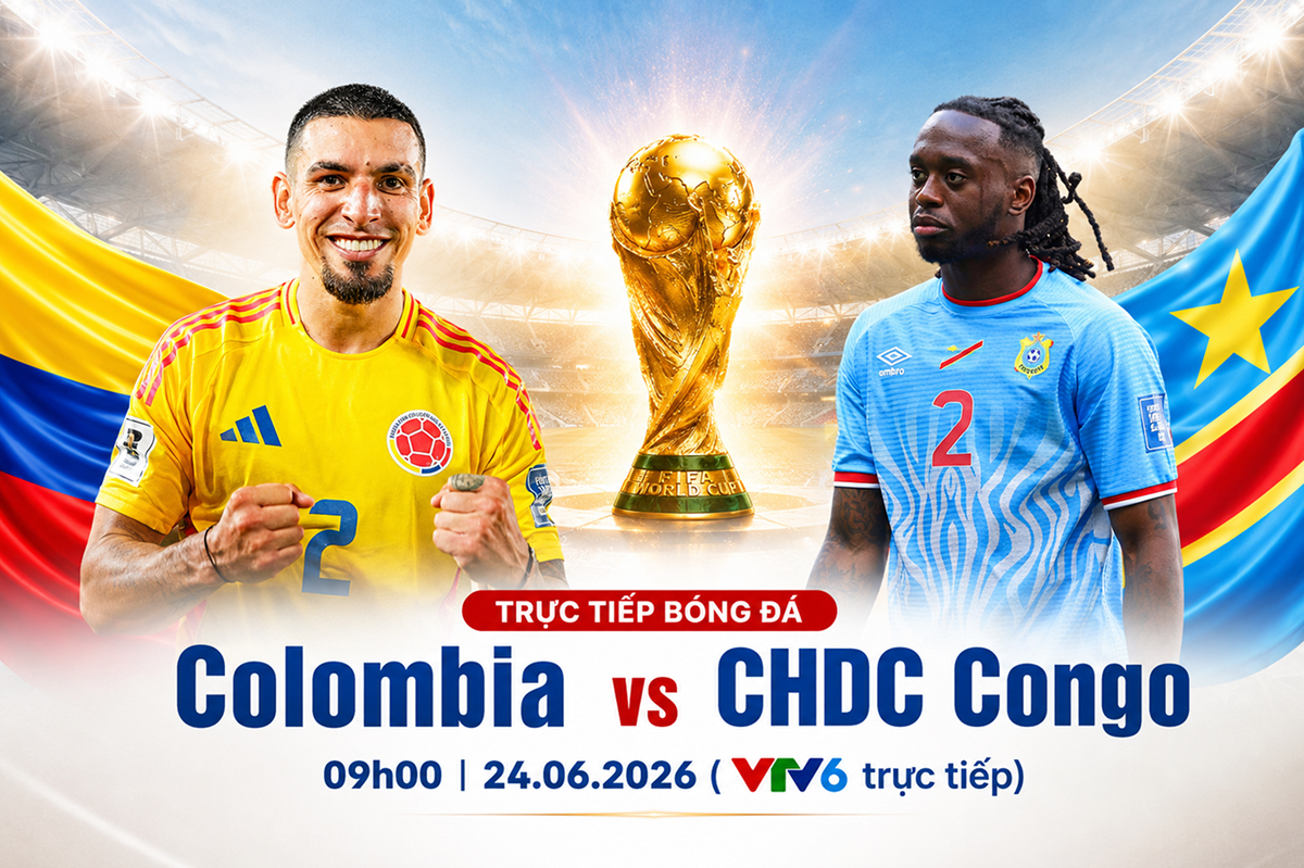 Xem trực tiếp b&oacute;ng đ&aacute; CHDC Congo vs Colombia ở đ&acirc;u, k&ecirc;nh n&agrave;o? Link xem trực tiếp World Cup 2026 HD