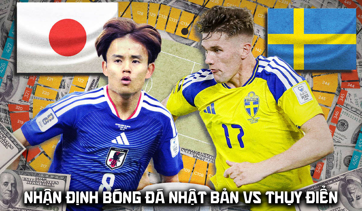 Nhận định b&oacute;ng đ&aacute; Nhật Bản vs Thụy Điển, 6h00 ng&agrave;y 26/6 - World Cup 2026: Samurai lập kỷ lục mới