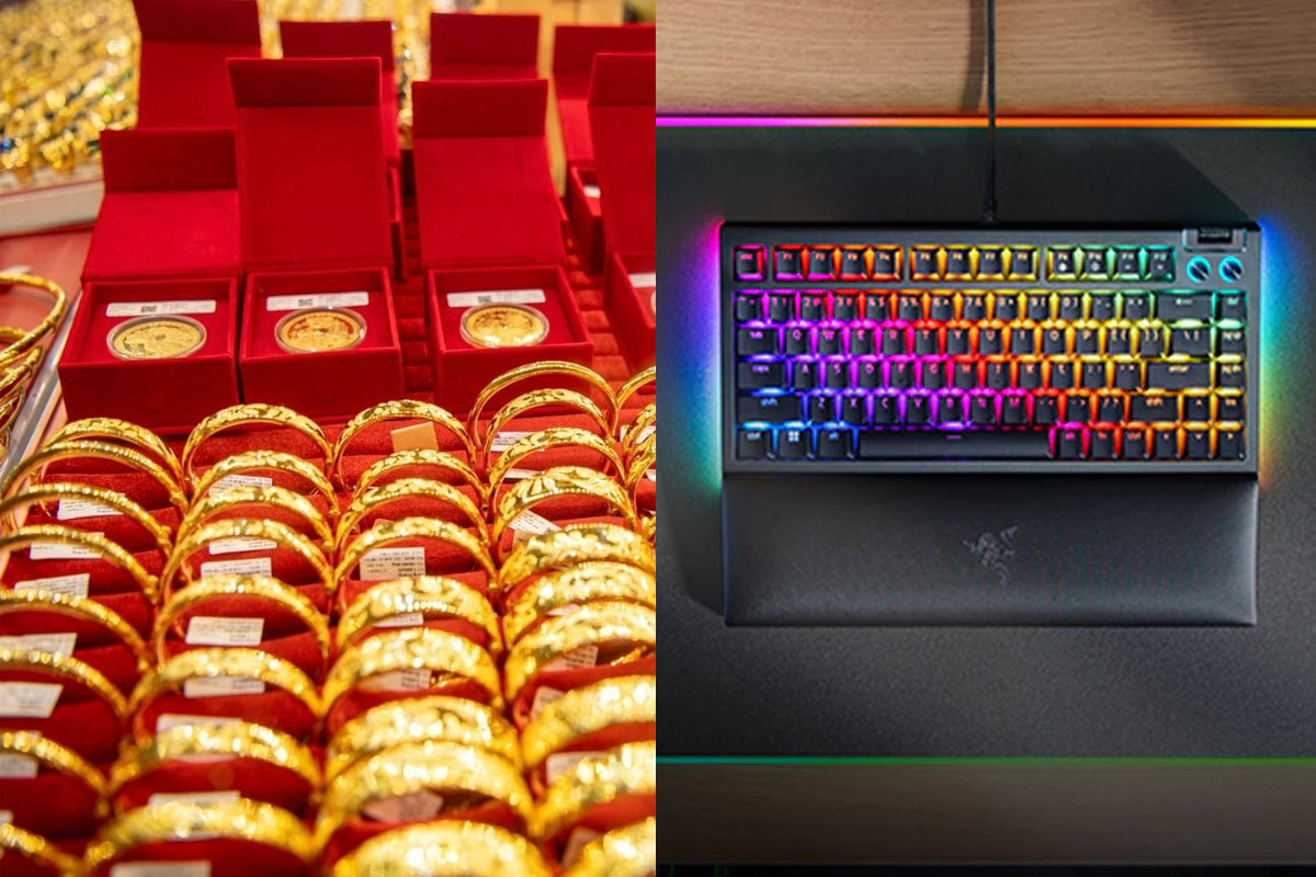 Gi&aacute; v&agrave;ng trong nước h&ocirc;m nay 25/6 tiếp đ&agrave; giảm mạnh, b&agrave;n ph&iacute;m gaming Razer gi&aacute; c&oacute; rẻ?