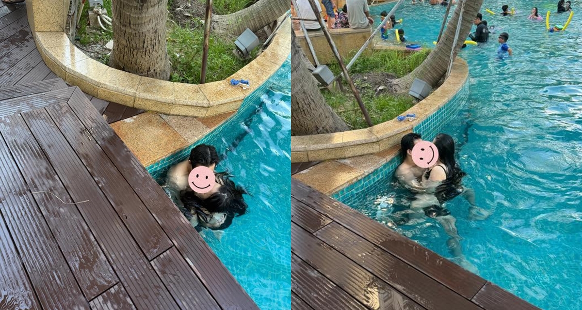 Cặp đ&ocirc;i v&ocirc; tư &lsquo;thăm d&ograve;&rsquo; nhau trong g&oacute;c bể bơi đ&ocirc;ng trẻ con, nh&acirc;n chứng kể lại loạt chi tiết &lsquo;đỏ mặt&rsquo;