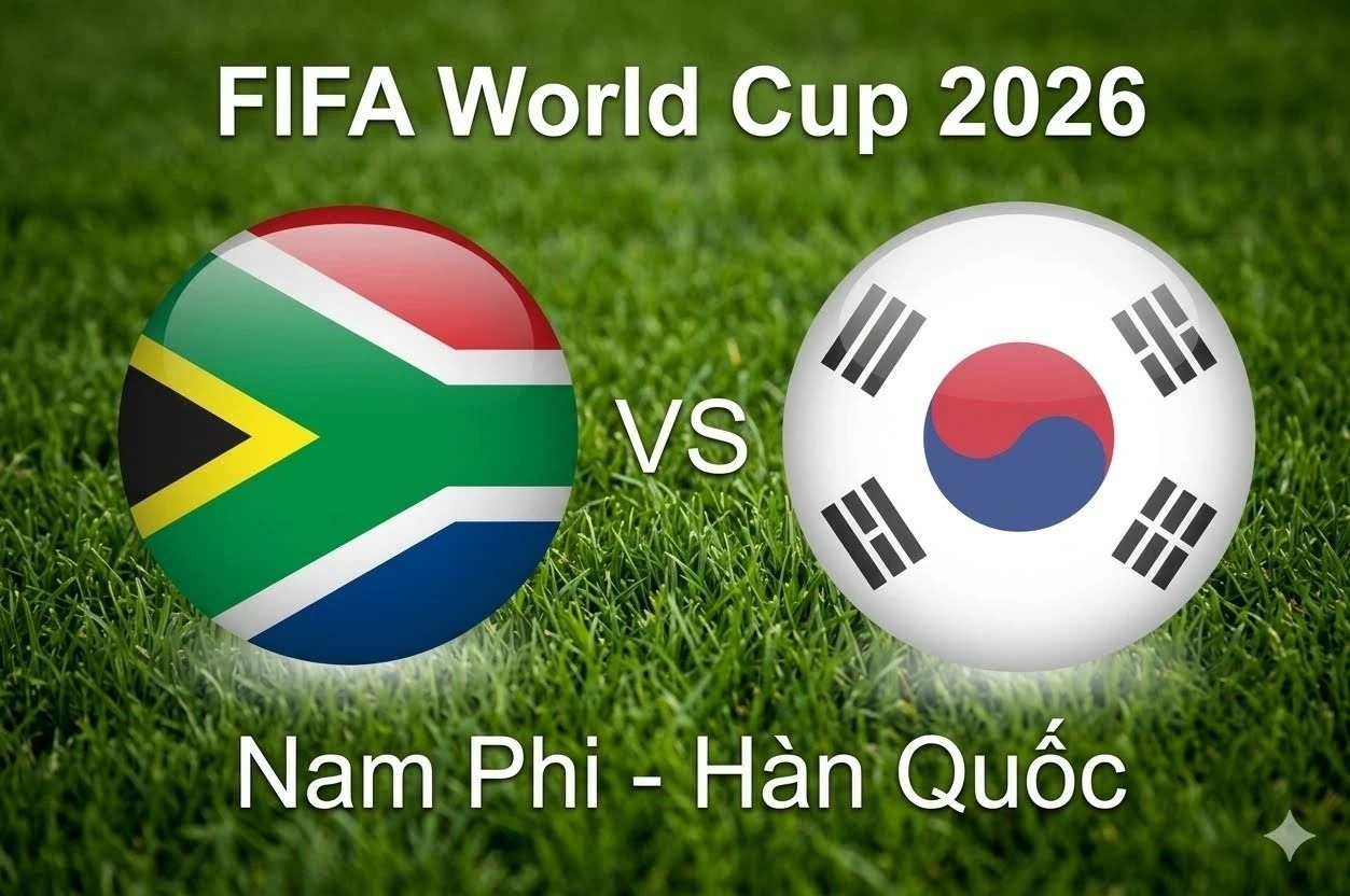VTV6, VTV3 TRỰC TIẾP b&oacute;ng đ&aacute; Nam Phi vs H&agrave;n Quốc h&ocirc;m nay 25/6 - Link xem trực tiếp World Cup 2026 mới nhất
