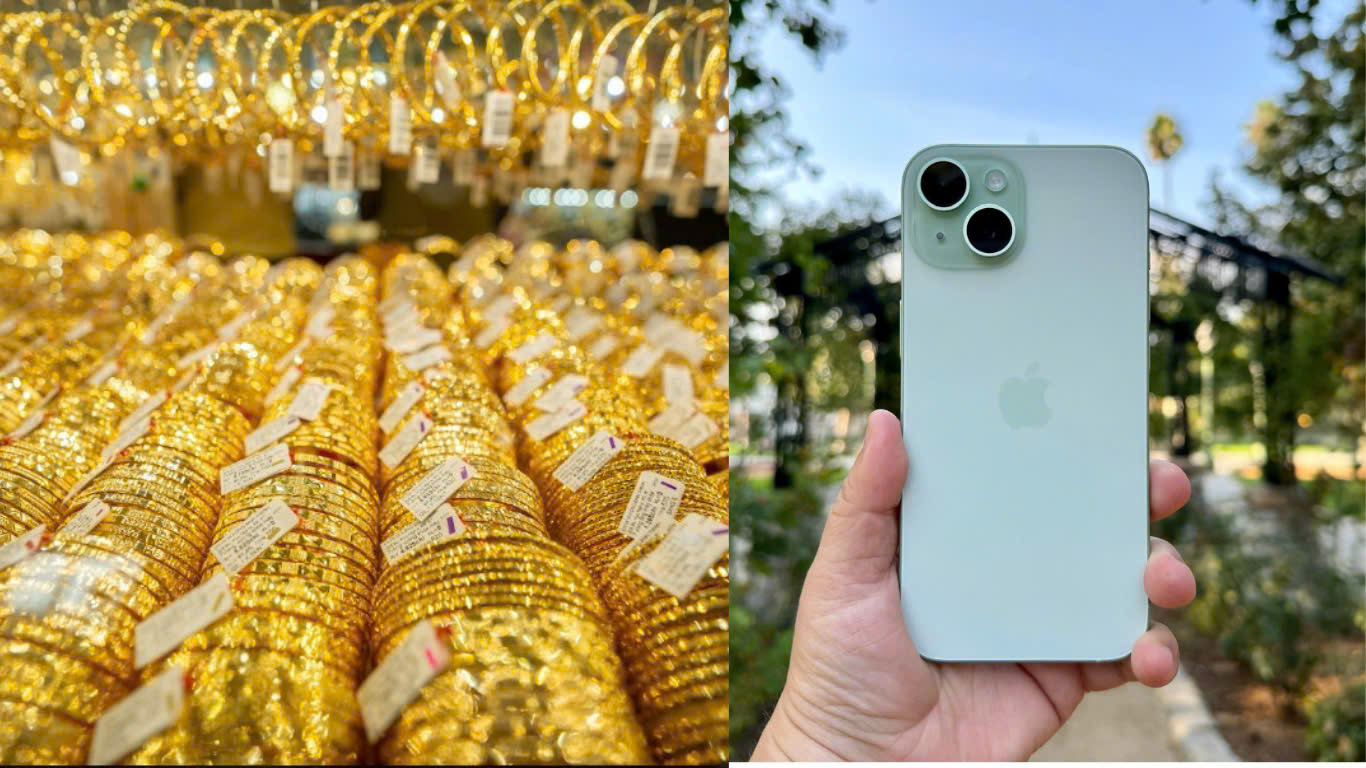Gi&aacute; v&agrave;ng h&ocirc;m nay chiều 26/6: Bất ngờ đảo chiều tăng mạnh cả triệu đồng, iPhone 15 gi&aacute; bao nhi&ecirc;u?