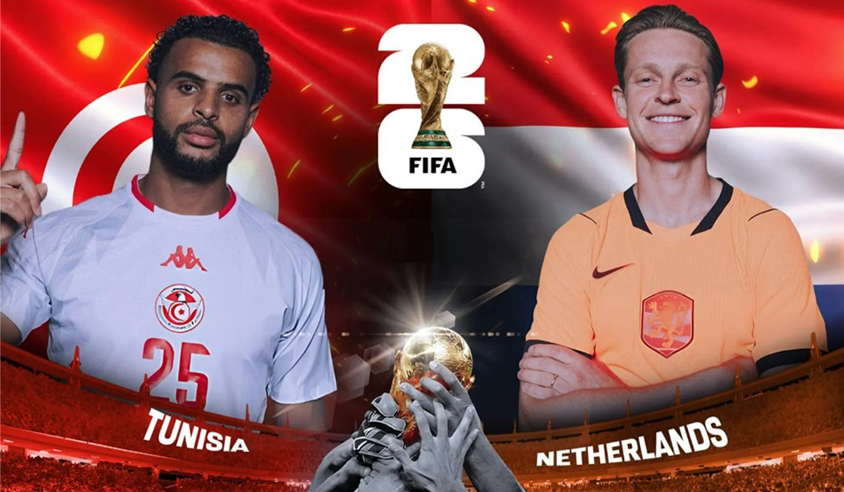 Link xem TRỰC TIẾP b&oacute;ng đ&aacute; H&agrave; Lan vs Tunisia 06h00 ng&agrave;y 26/6 - VTV trực tiếp World Cup 2026 h&ocirc;m nay