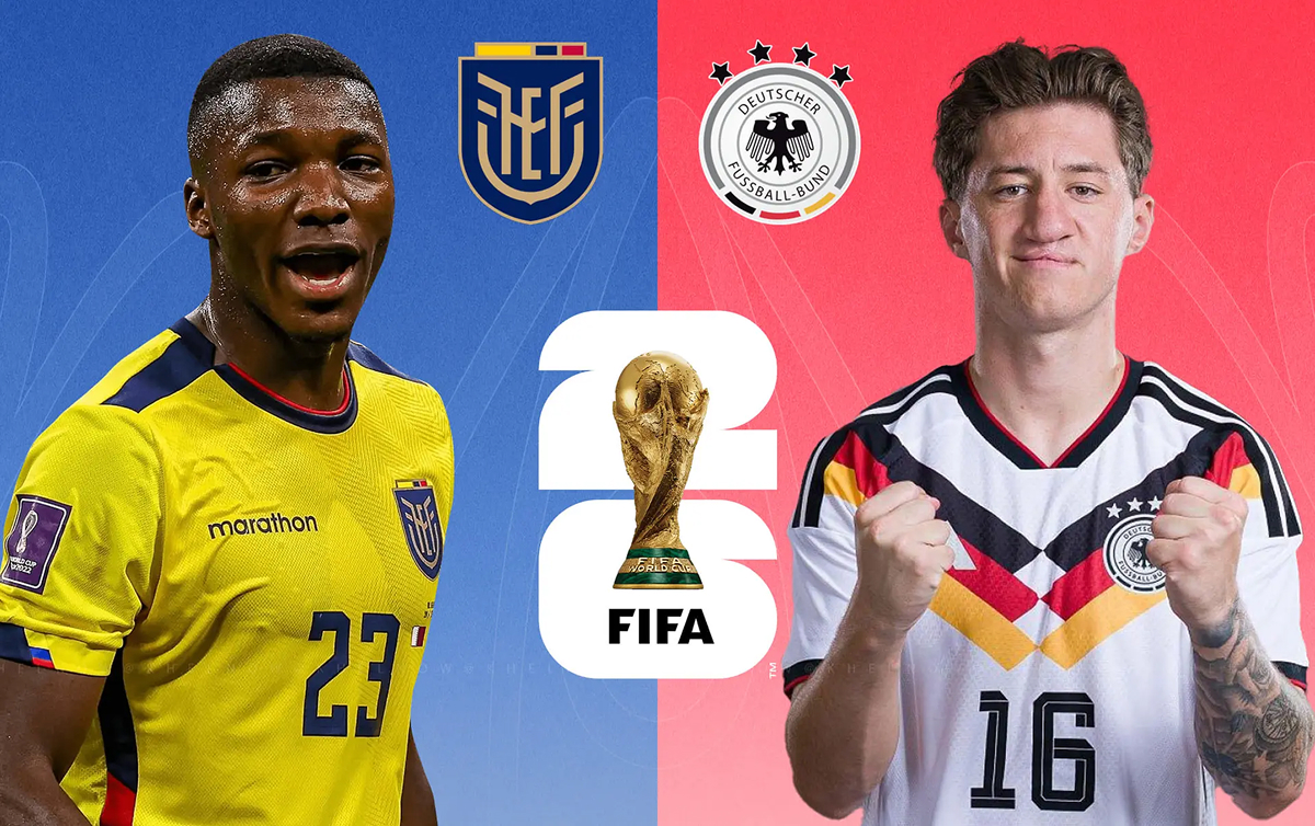 Trực tiếp b&oacute;ng đ&aacute; Ecuador vs Đức, 3h ng&agrave;y 26/6 - Link xem trực tiếp World Cup 2026 tr&ecirc;n VTV6 FULL HD