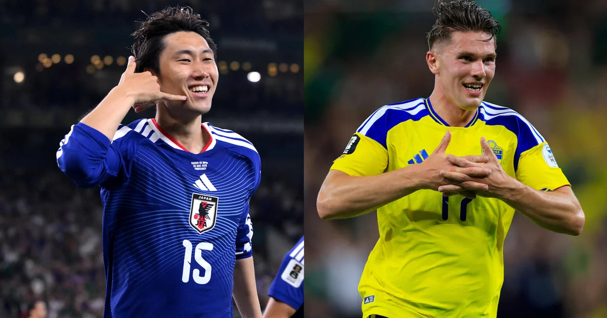 Trực tiếp b&oacute;ng đ&aacute; Nhật Bản vs Thụy Điển, 6h ng&agrave;y 26/6 - Link xem trực tiếp World Cup 2026 tr&ecirc;n VTV3