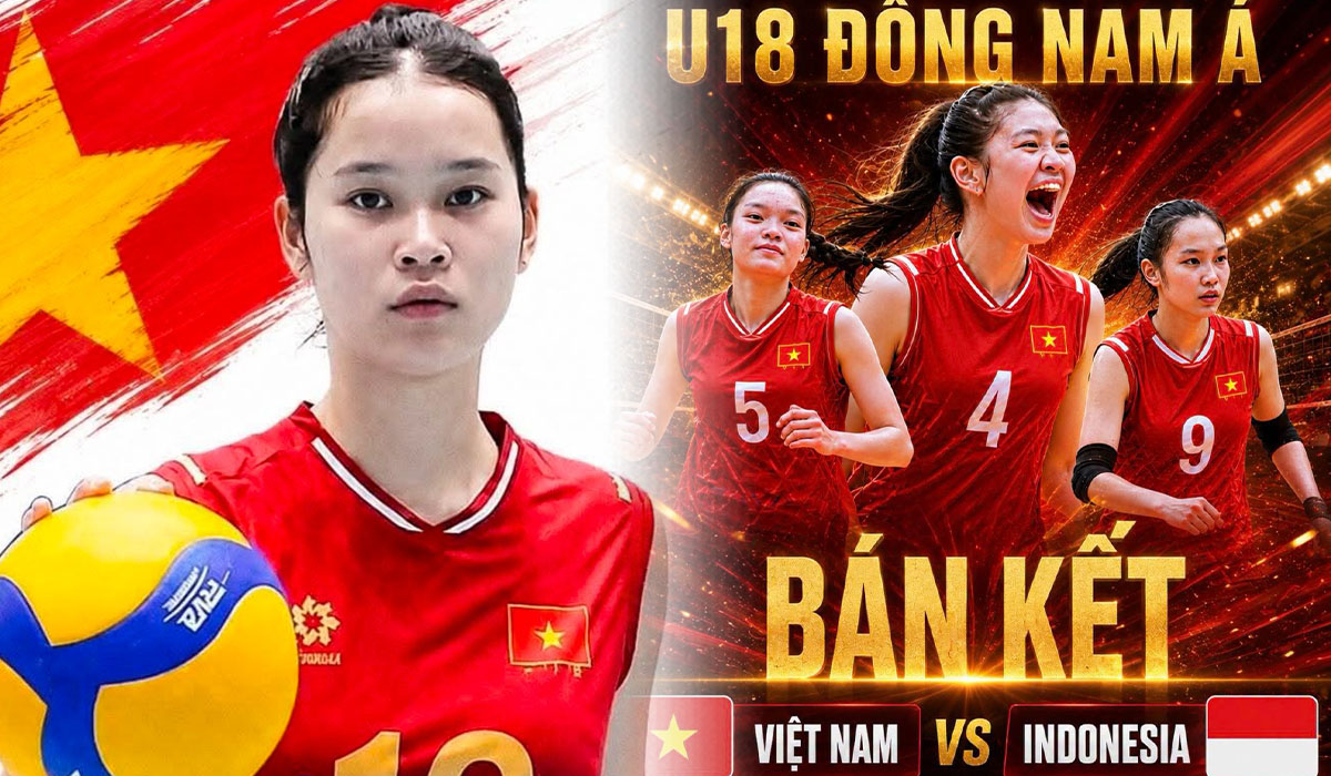 Xem TRỰC TIẾP b&oacute;ng chuyền nữ Việt Nam đấu Indonesia ở đ&acirc;u, k&ecirc;nh n&agrave;o? Link xem b&oacute;ng chuyền U18 Đ&ocirc;ng Nam &Aacute; 2026