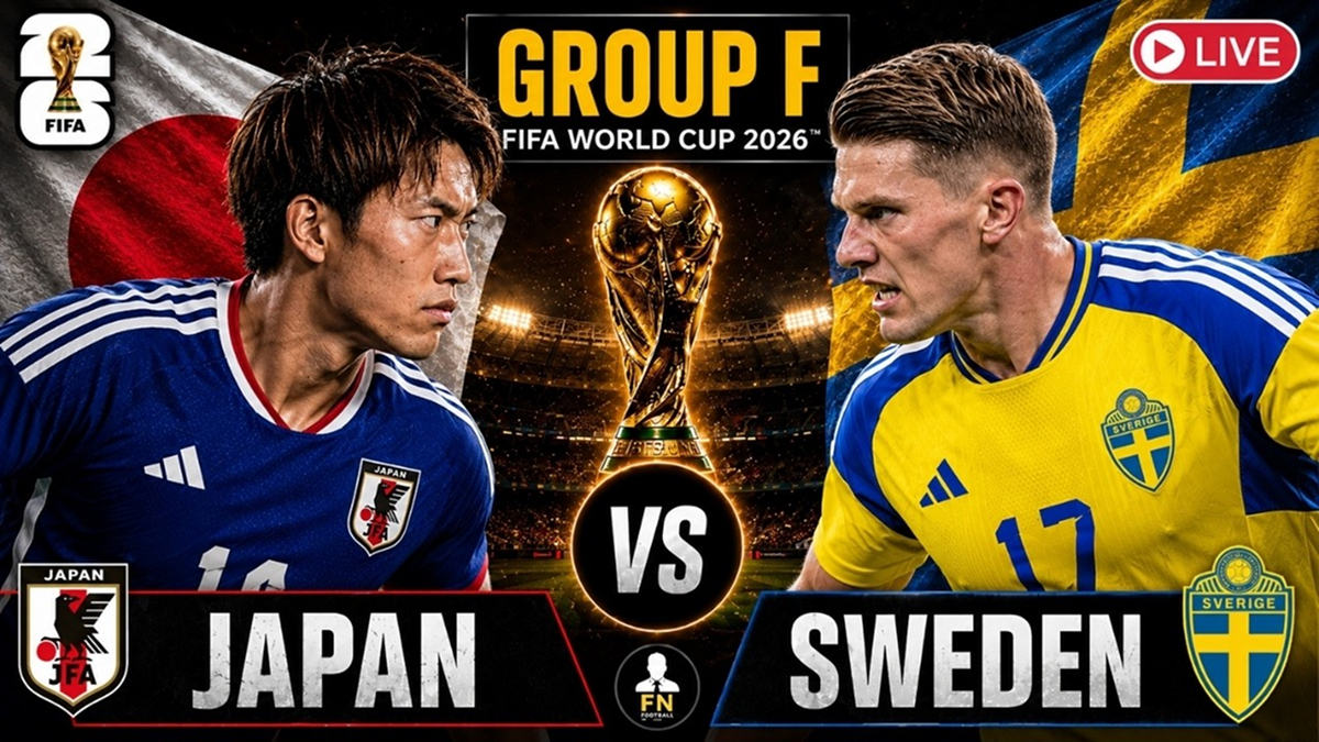 Xem trực tiếp b&oacute;ng đ&aacute; Nhật Bản vs Thụy Điển ở đ&acirc;u, k&ecirc;nh n&agrave;o? Link xem trực tiếp World Cup 2026 HD