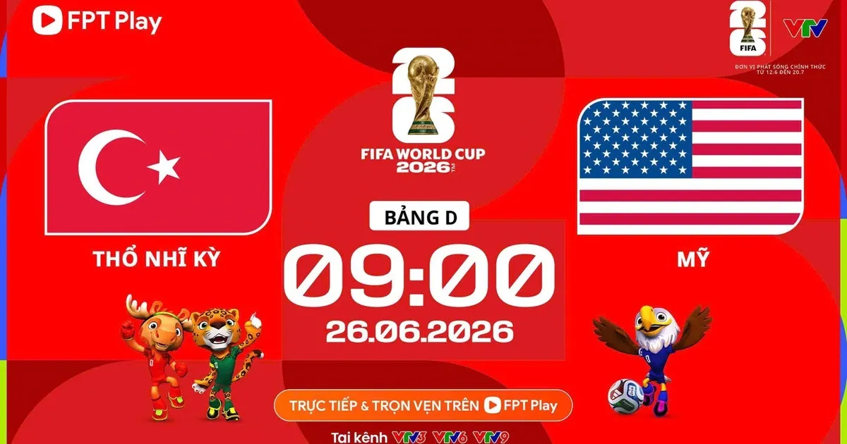 Xem trực tiếp b&oacute;ng đ&aacute; Thổ Nhĩ Kỳ vs Mỹ ở đ&acirc;u, k&ecirc;nh n&agrave;o? Link xem trực tiếp World Cup 2026 tr&ecirc;n VTV3