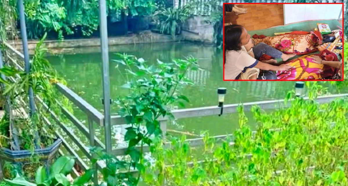 Hai chị em 7 tuổi v&agrave; 3 tuổi tử vong dưới ao h&agrave;ng x&oacute;m, ho&agrave;n cảnh gia đ&igrave;nh khiến nhiều người lặng đi