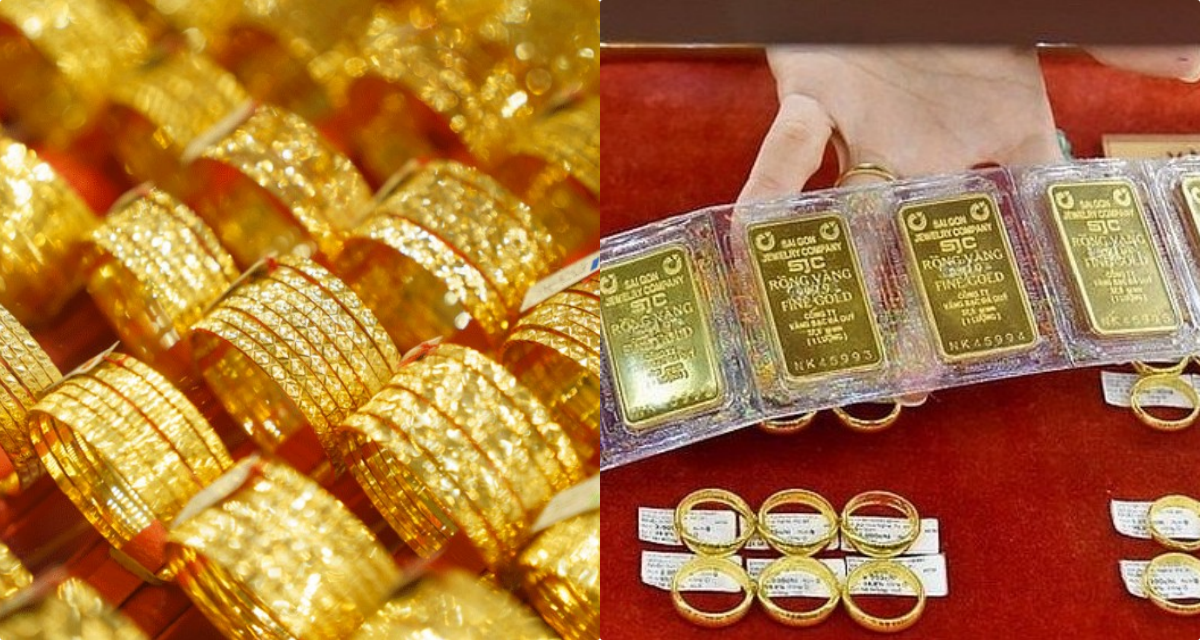 Bảng gi&aacute; v&agrave;ng h&ocirc;m nay s&aacute;ng 27/6: V&agrave;ng miếng SJC nhẫn tr&ograve;n 9999 \'rẻ như rau\', 1 nơi dẫn đầu thị trường