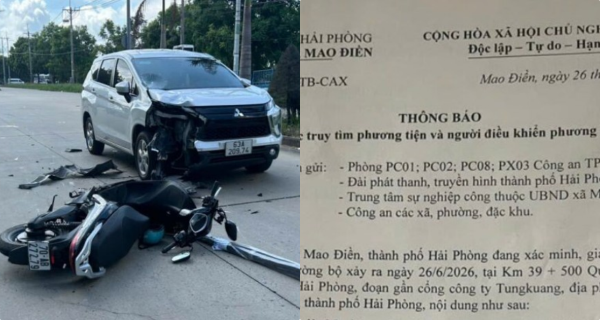 C&ocirc;ng an x&atilde; Mao Điền (TP Hải Ph&ograve;ng) đang khẩn trương điều tra vụ tai nạn giao th&ocirc;ng xảy ra tr&ecirc;n Quốc lộ 5 khiến một người