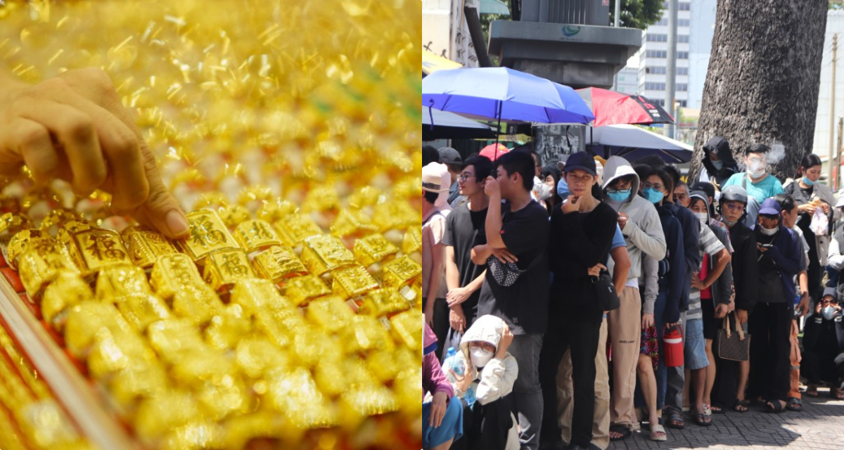 Gi&aacute; v&agrave;ng h&ocirc;m nay 27/6 mới nhất: V&agrave;ng miếng v&agrave;ng nhẫn thi nhau \'k&eacute;o gi&aacute;\', cửa h&agrave;ng \'ra luật\' với người mua