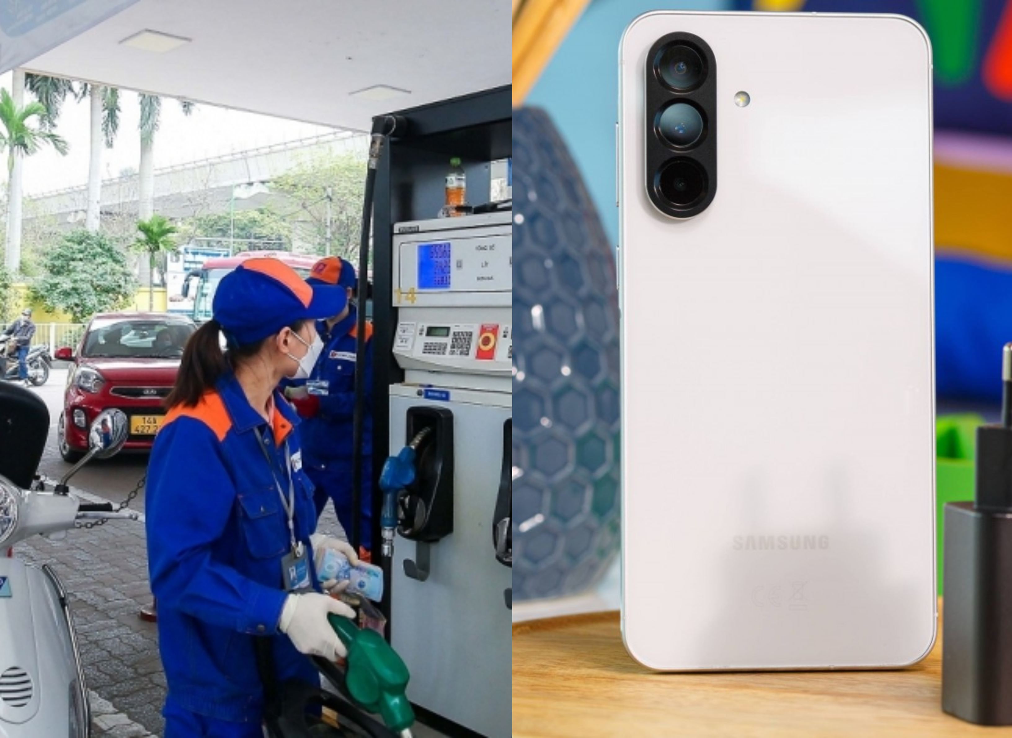 Bảng gi&aacute; xăng dầu h&ocirc;m nay 28/6: Dầu diesel giảm gần 23.000 đồng/l&iacute;t từ đỉnh, Galaxy A56 rẻ như cho