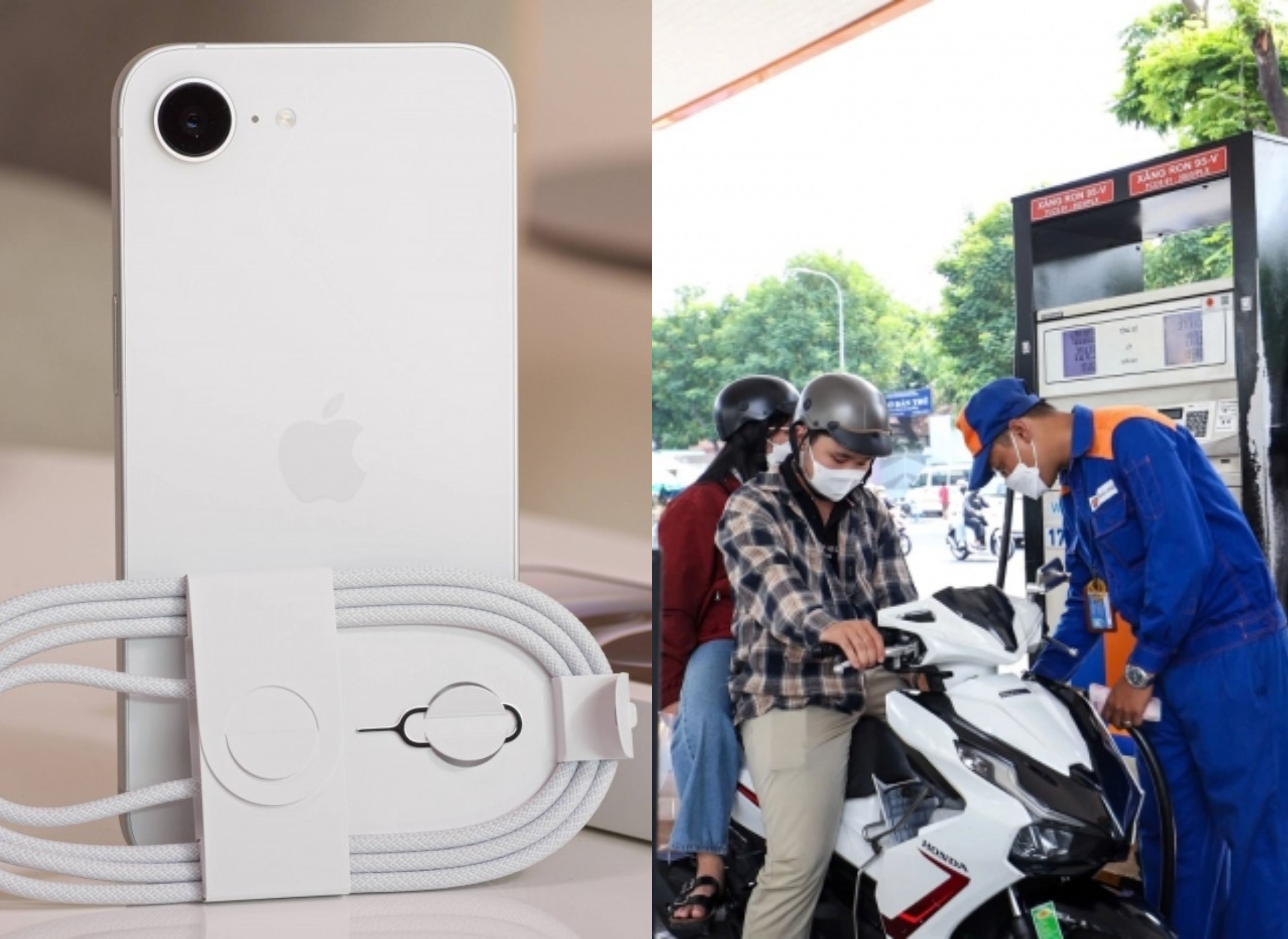 Gi&aacute; xăng dầu h&ocirc;m nay 28/6: Xăng E5, E10 giảm từ 10.000 - 11.000 đồng từ đỉnh, iPhone 16e rẻ như cho