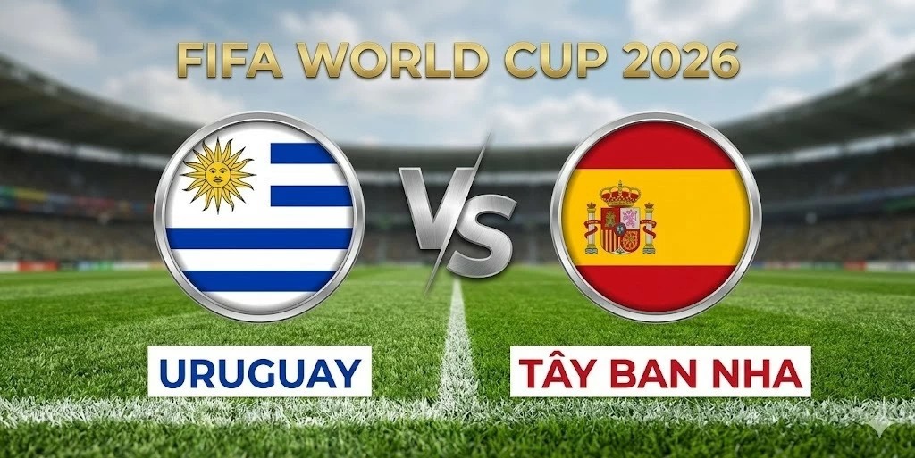 VTV3, VTV6 TRỰC TIẾP b&oacute;ng đ&aacute; T&acirc;y Ban Nha vs Uruguay h&ocirc;m nay 27/6 - Link xem trực tiếp World Cup 2026 mới nhất