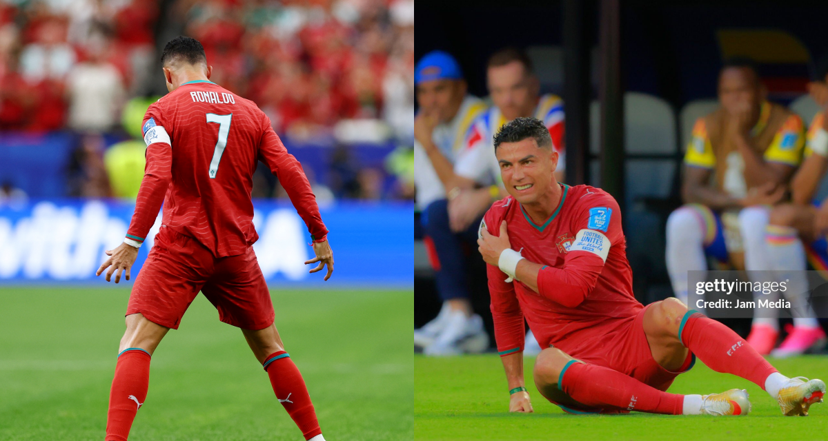 B&iacute; mật đằng sau chiếc &aacute;o d&agrave;i tay của Ronaldo, l&yacute; do d&ugrave; trời hầm hập CR7 vẫn quyết kh&ocirc;ng để lộ tay