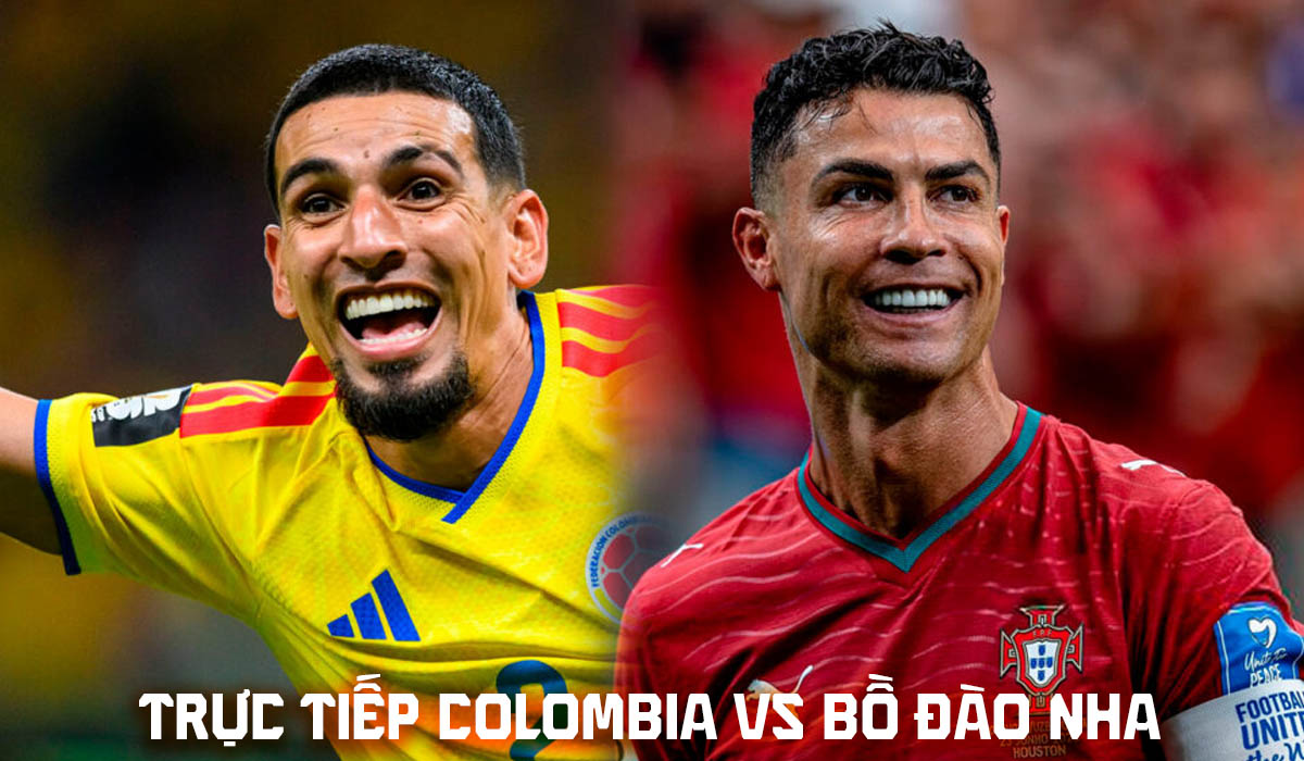 Link xem trực tiếp Bồ Đ&agrave;o Nha vs Colombia, 6h30 28/6 - VTV7 VTVGo trực tiếp World Cup 2026 h&ocirc;m nay