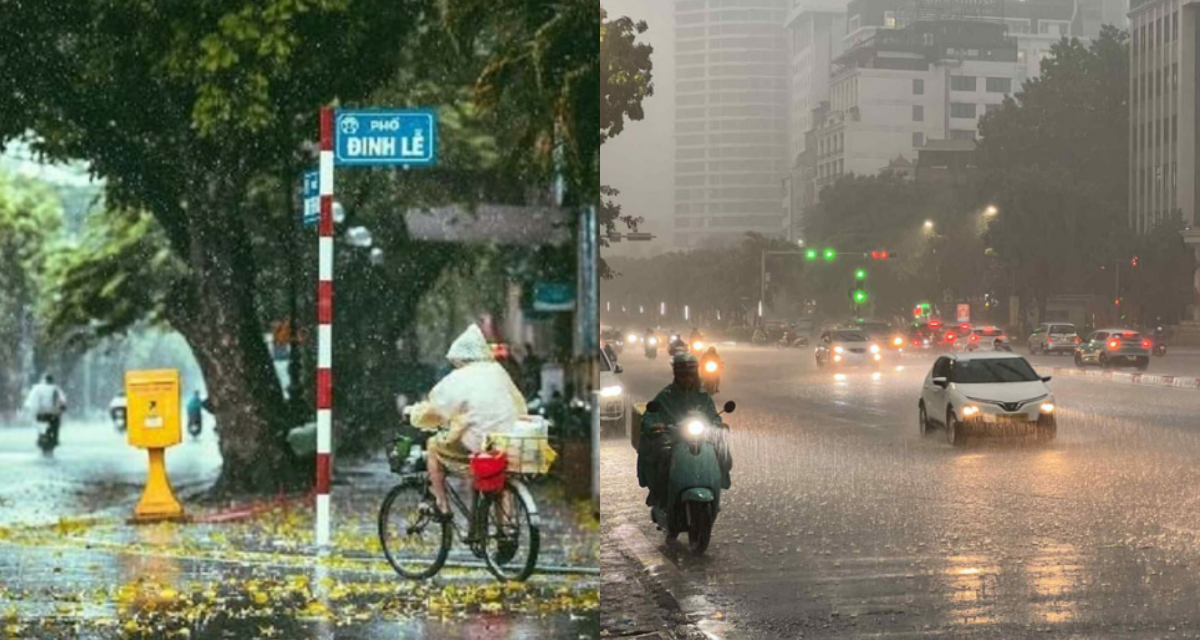 Dự b&aacute;o thời tiết mới nhất: &Aacute;p thấp nhiệt đới sắp v&agrave;o Biển Đ&ocirc;ng, 9 tỉnh miền Bắc đối mặt mưa xối xả