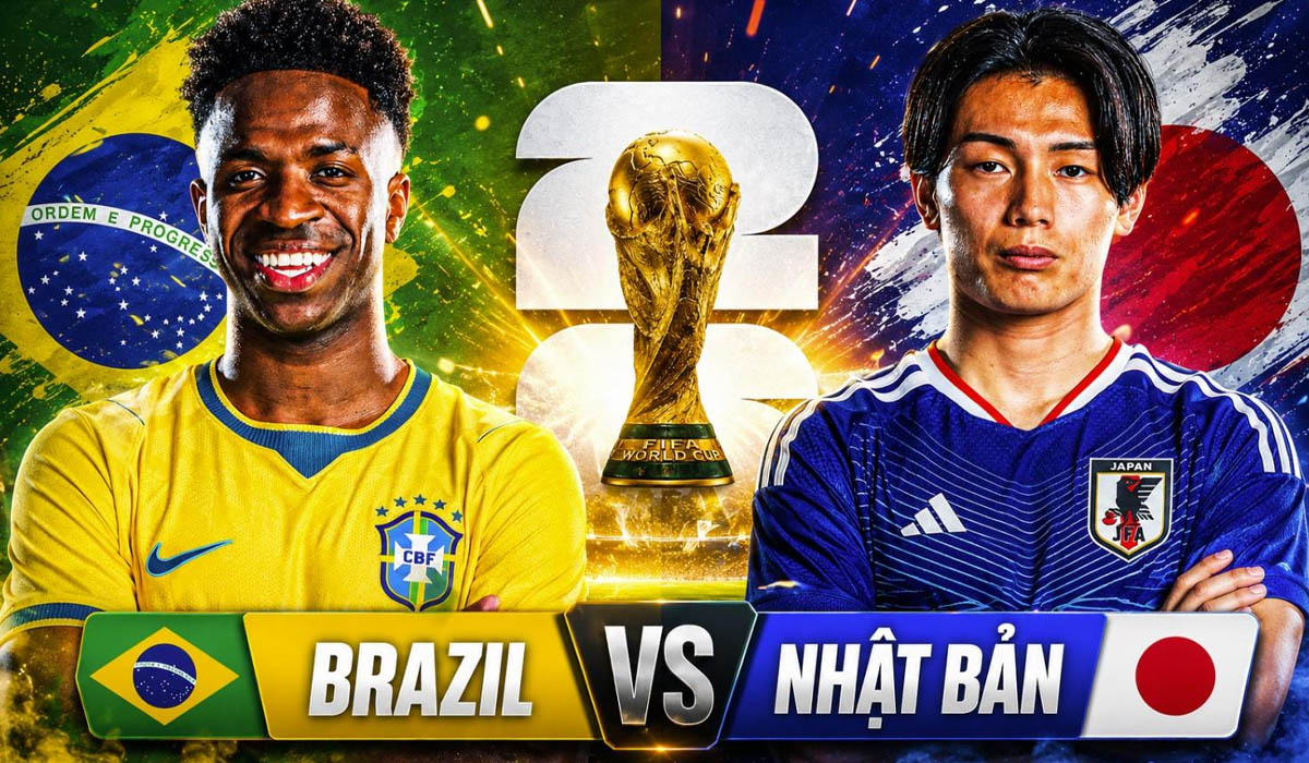 Link xem trực tiếp Brazil vs Nhật Bản 0h h&ocirc;m nay 30/6 - VTV6 VTV3 trực tiếp b&oacute;ng đ&aacute; World Cup 2026