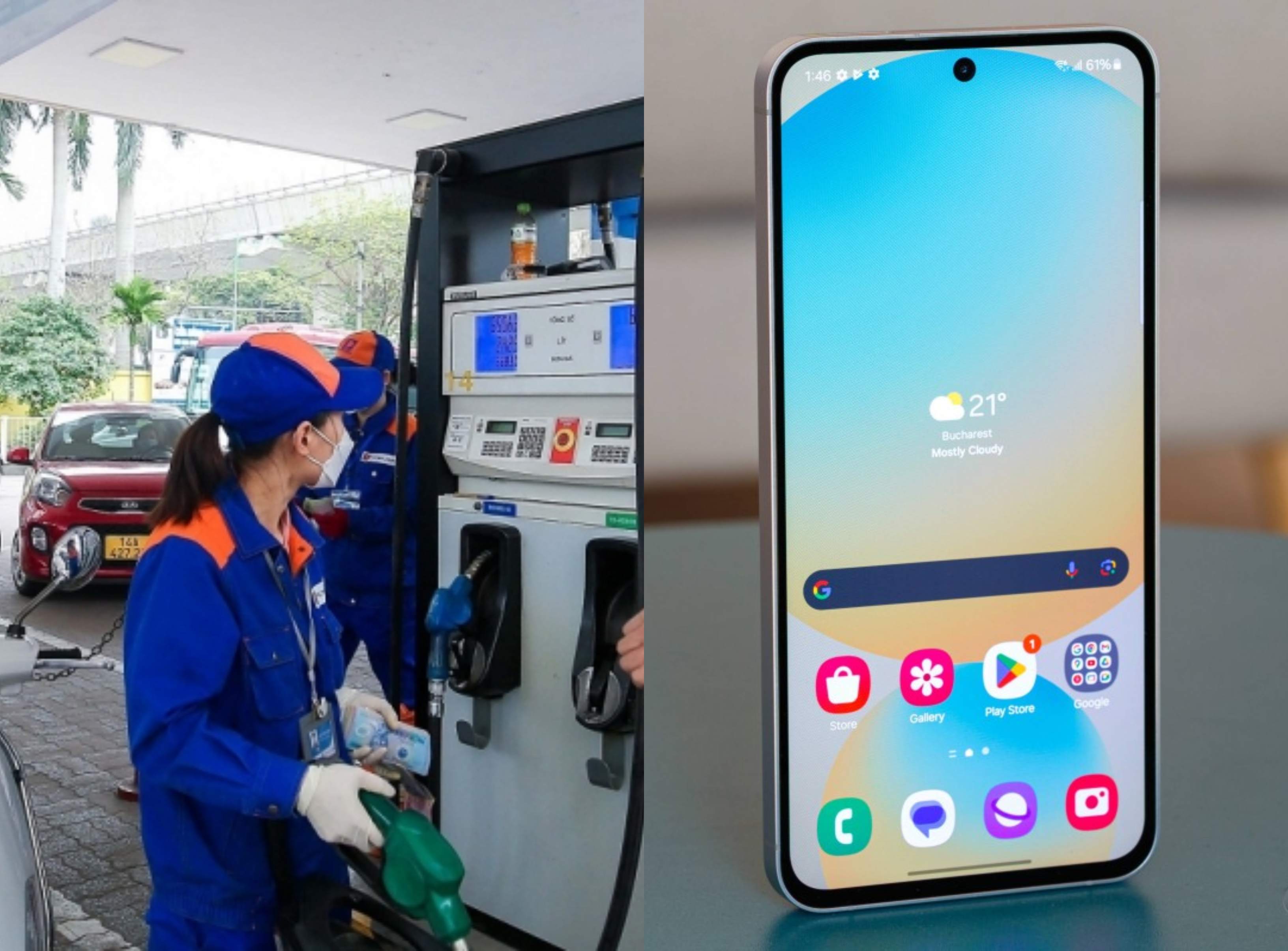 Gi&aacute; xăng dầu chiều 30/6: Cuối th&aacute;ng xăng E5, E10 vẫn quanh 19.000 đồng/l&iacute;t, Galaxy S24 FE rẻ như cho