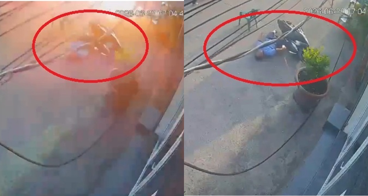 Đồng Nai: Hiện trường d&acirc;y điện đứt rơi xuống đường g&acirc;y tai nạn nghi&ecirc;m trọng, 2 người bị thương nặng