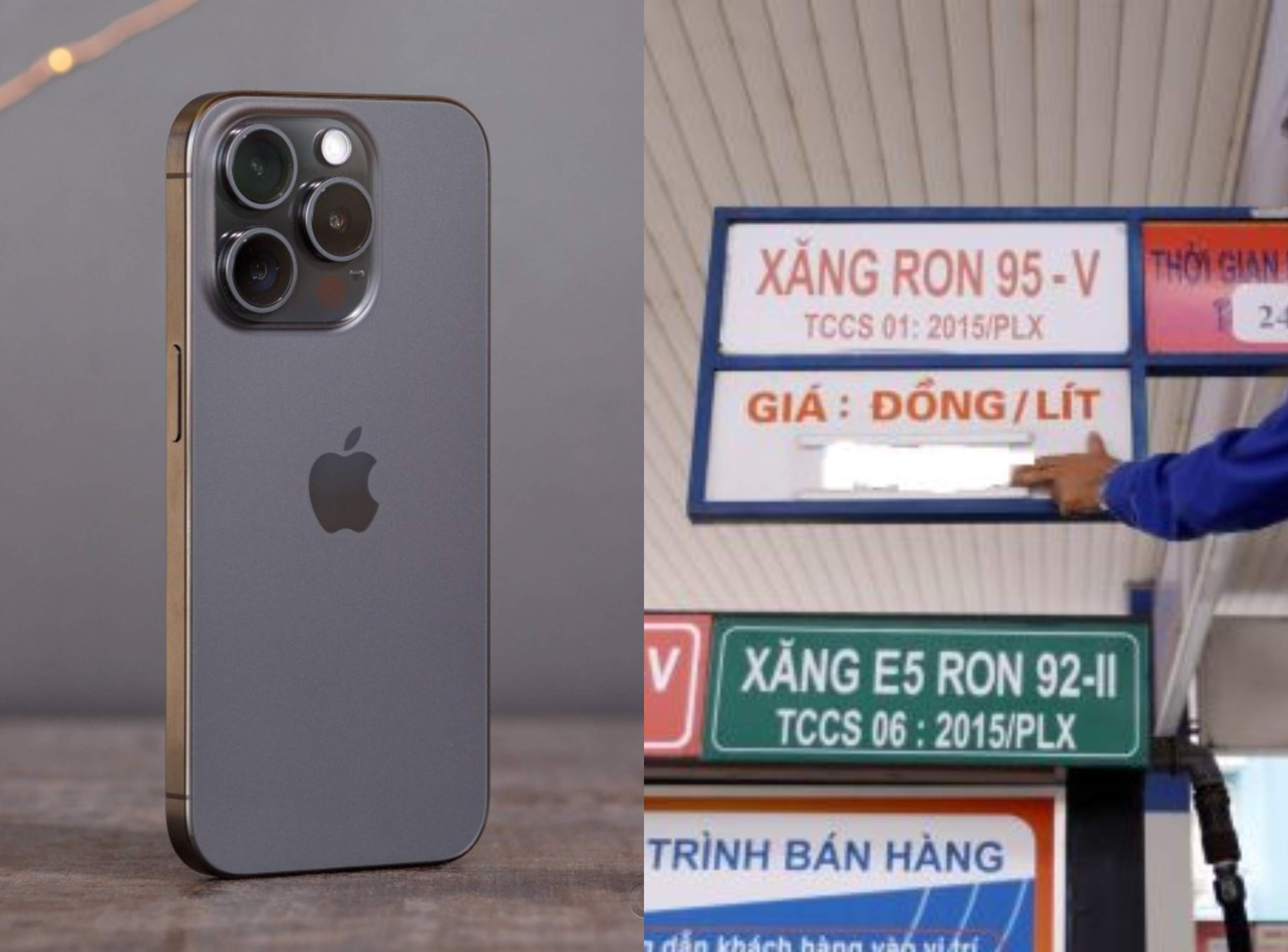 Cập nhật gi&aacute; xăng dầu h&ocirc;m nay 1/7: Xăng E10 v&acirc;n rẻ hơn đỉnh gần 11.000 đồng/l&iacute;t, iPhone 15 c&oacute; giảm?