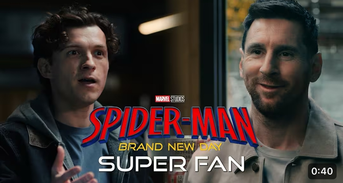 Mức c&aacute;t x&ecirc; g&acirc;y cho&aacute;ng Messi c&oacute; thể nhận sau 20 gi&acirc;y xuất hiện trong Spider-Man: Brand New Day